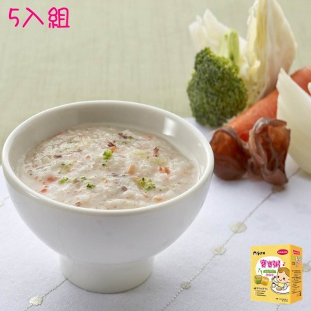 郭老師 冷凍寶寶粥-五色蔬菜雞粥5入組(副食品)